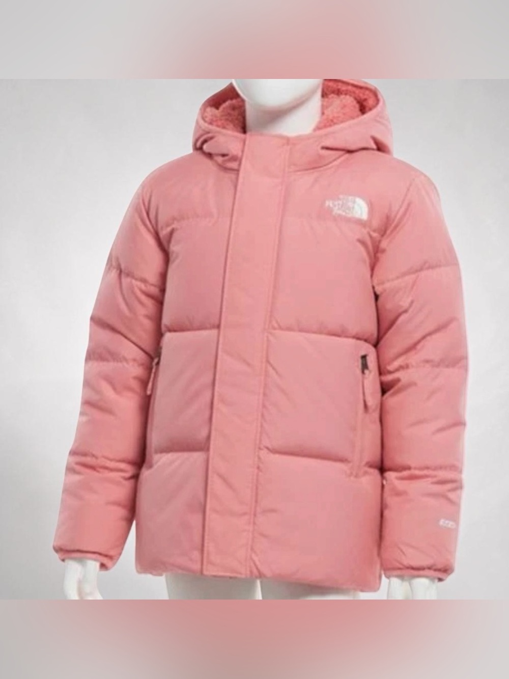 The North Face Kids Girl's Pink North Down Hooded Warm Winter Jacket Size 3T
